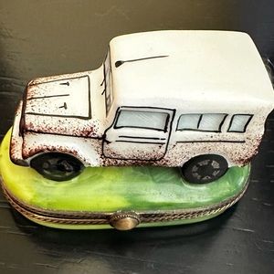 Limoges box, safari jeep, purchased in France